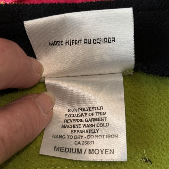 Fleece Vest in Green - size M - Picture 4 of 6